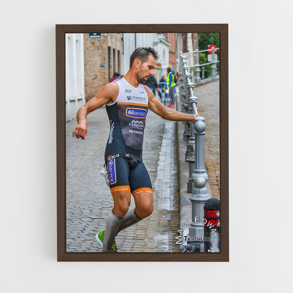 Poster Ultra Man Triathlon – affiche Athlétisme (vue 5)